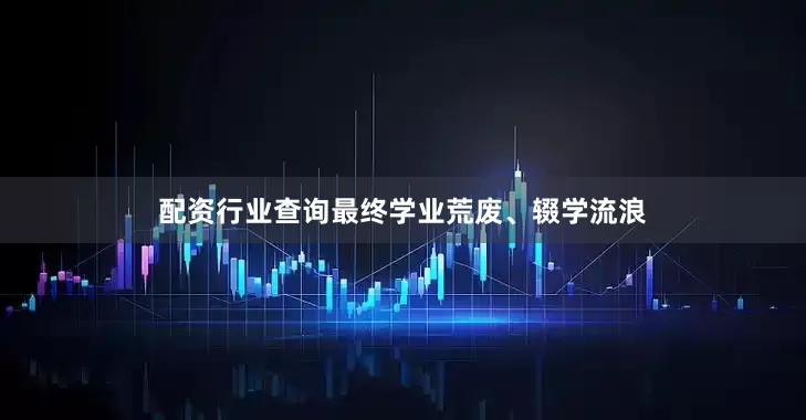 配资行业查询最终学业荒废、辍学流浪