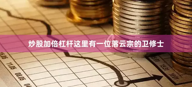 炒股加倍杠杆这里有一位落云宗的卫修士